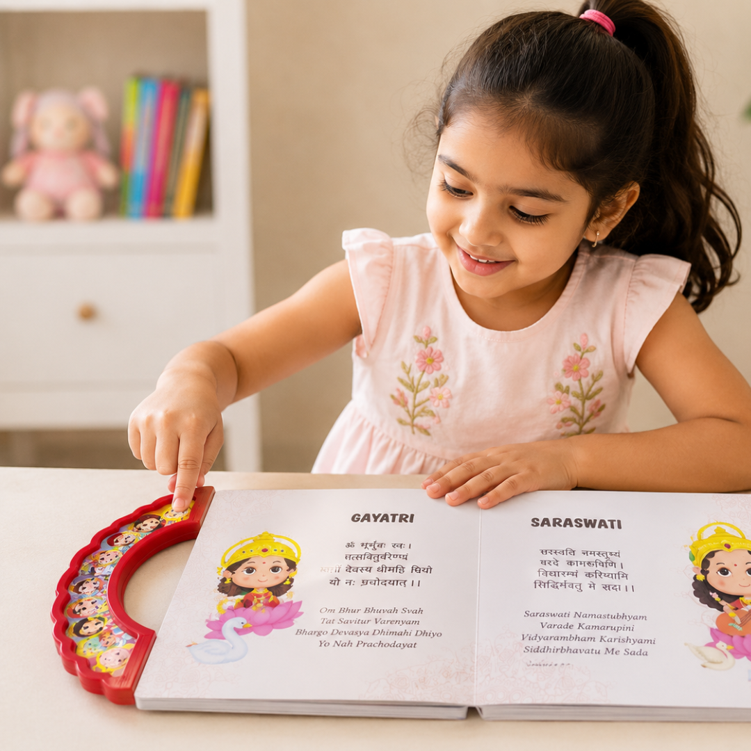 My Blessed Shlokas & Mantras Sound Book + Activity Book Combo