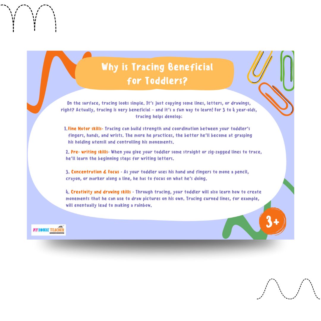 Different Trail Tracing Toddler Activity Pack