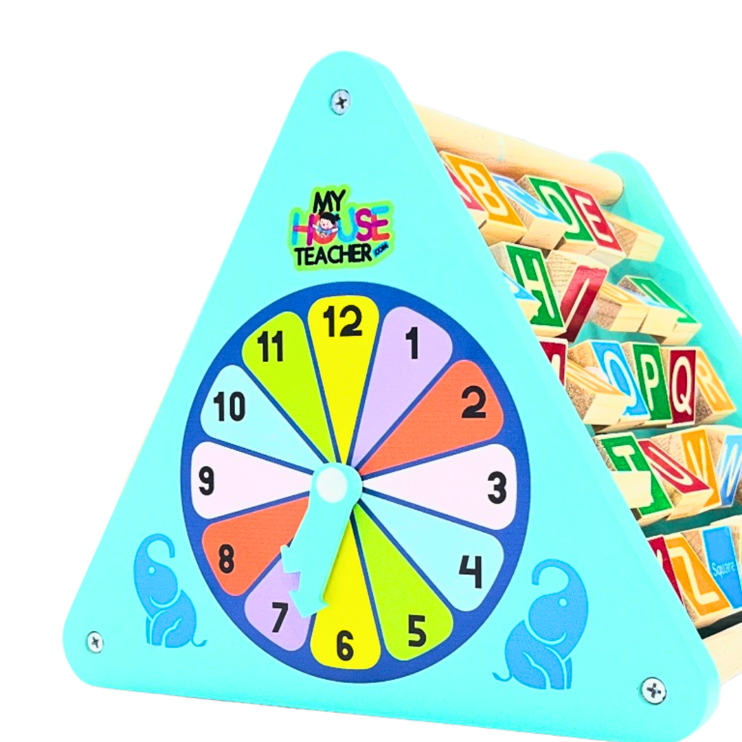 5-in-1 Wooden Activity Triangle for 1 year to 4 years