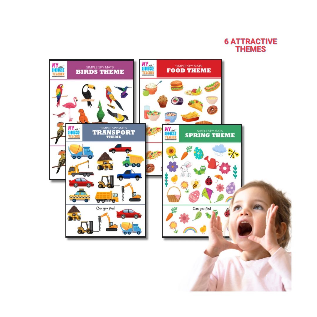 Toddler Busy Bag Set for 1 to 2 Years Old