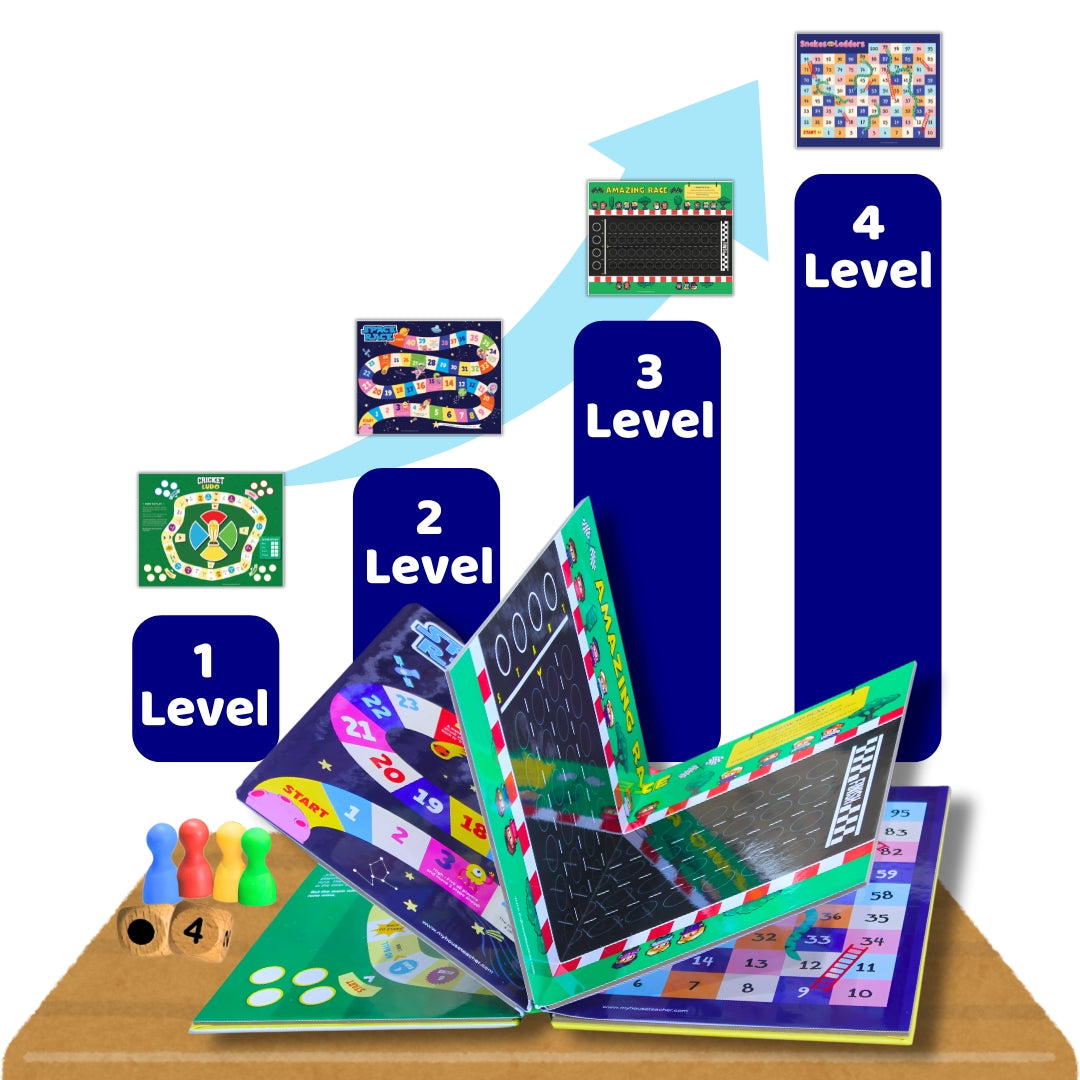 5-in-1 Portable Board Game Book