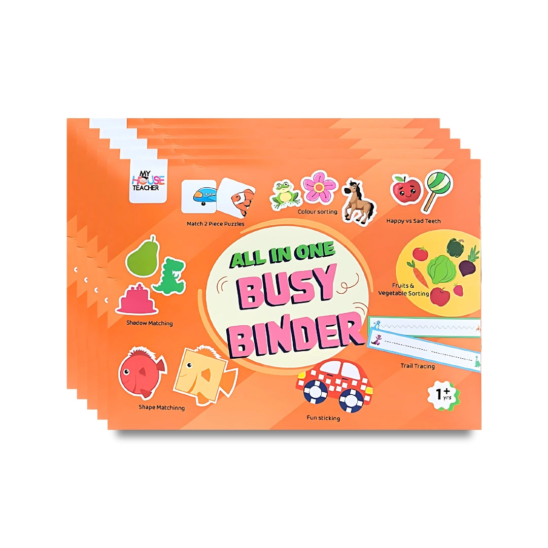 My Toddler busy book - Activity Binder - Pack Of 5