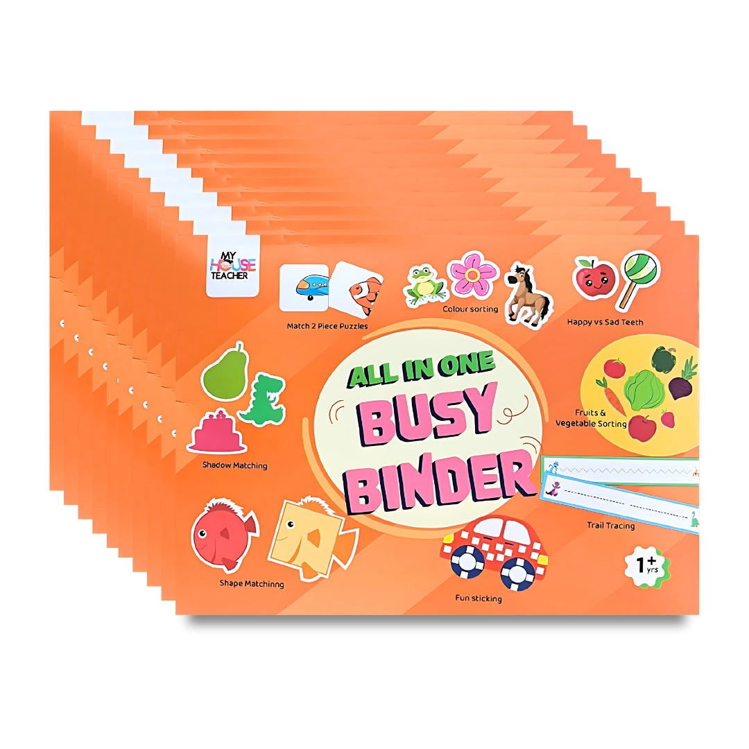 My Toddler busy book - Activity Binder - Pack Of 10