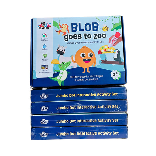 Blob goes to Zoo - Jumbo Dot Markers activity Set - Pack Of 5