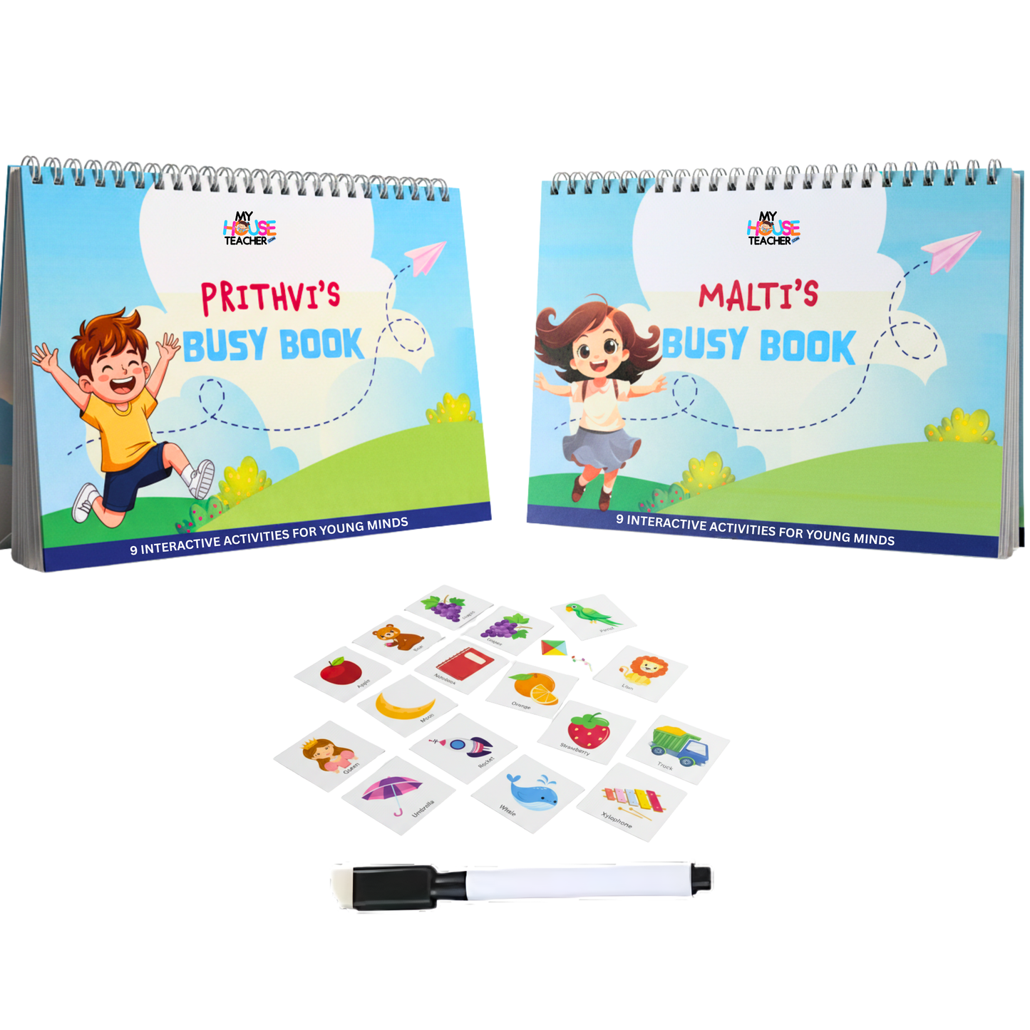 Personalised Busy Book - A Magical World of Learning & Play