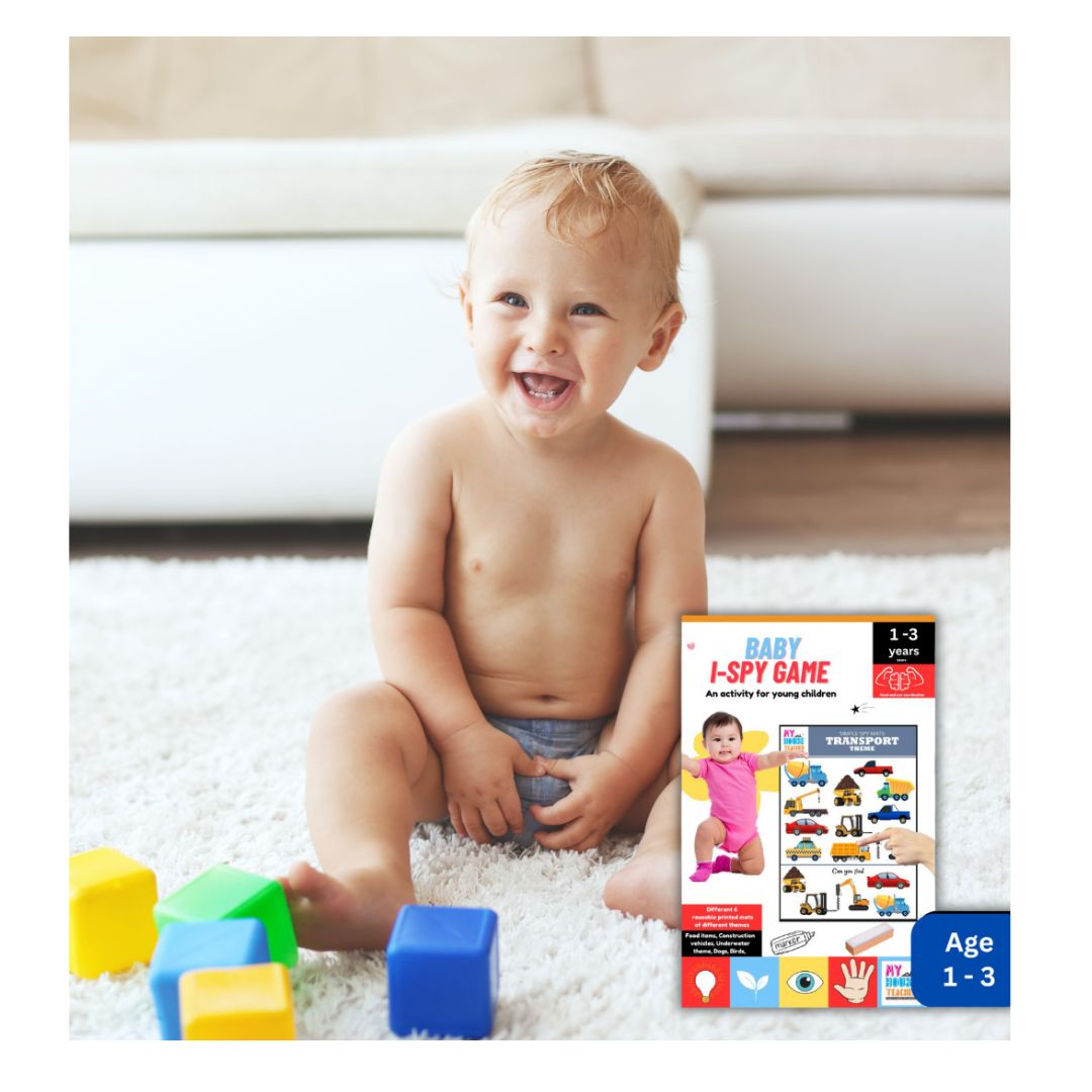 Ispy Busy Bag- Picture Search Reusable Mats Activity for babies and toddlers