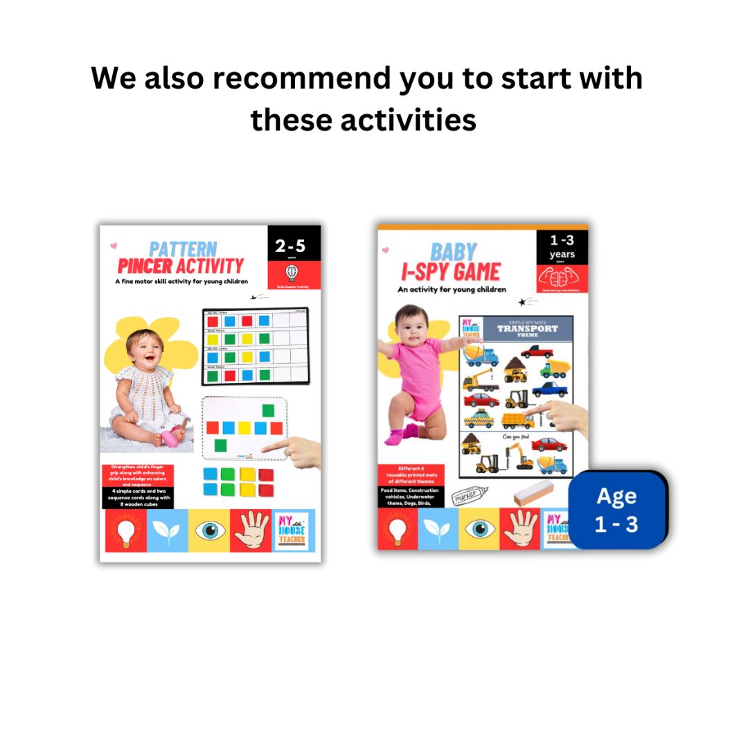 Color Sorting Toddler Busy Bag For Babies And Toddlers