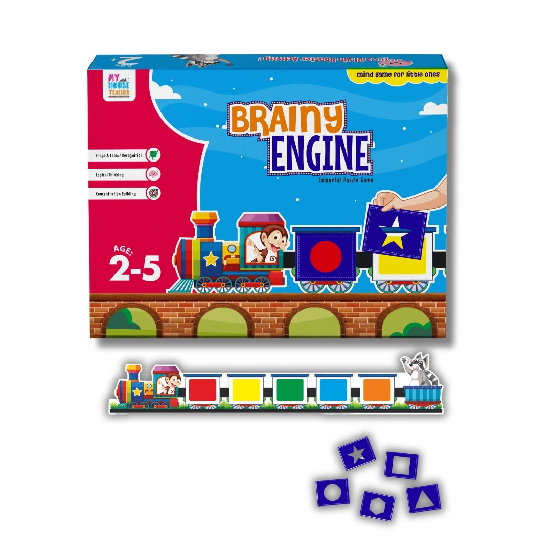 Brainy Engine Puzzle Game for little ones
