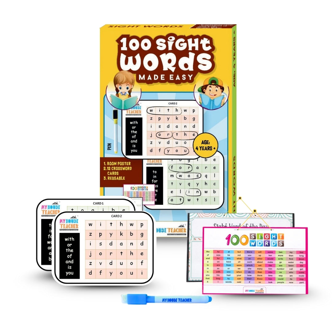 100 Sight Words Made Easy Activity Game