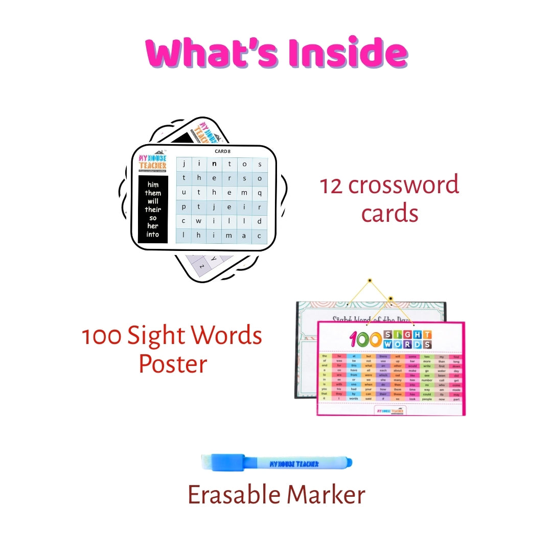 100 Sight Words Made Easy Activity Game