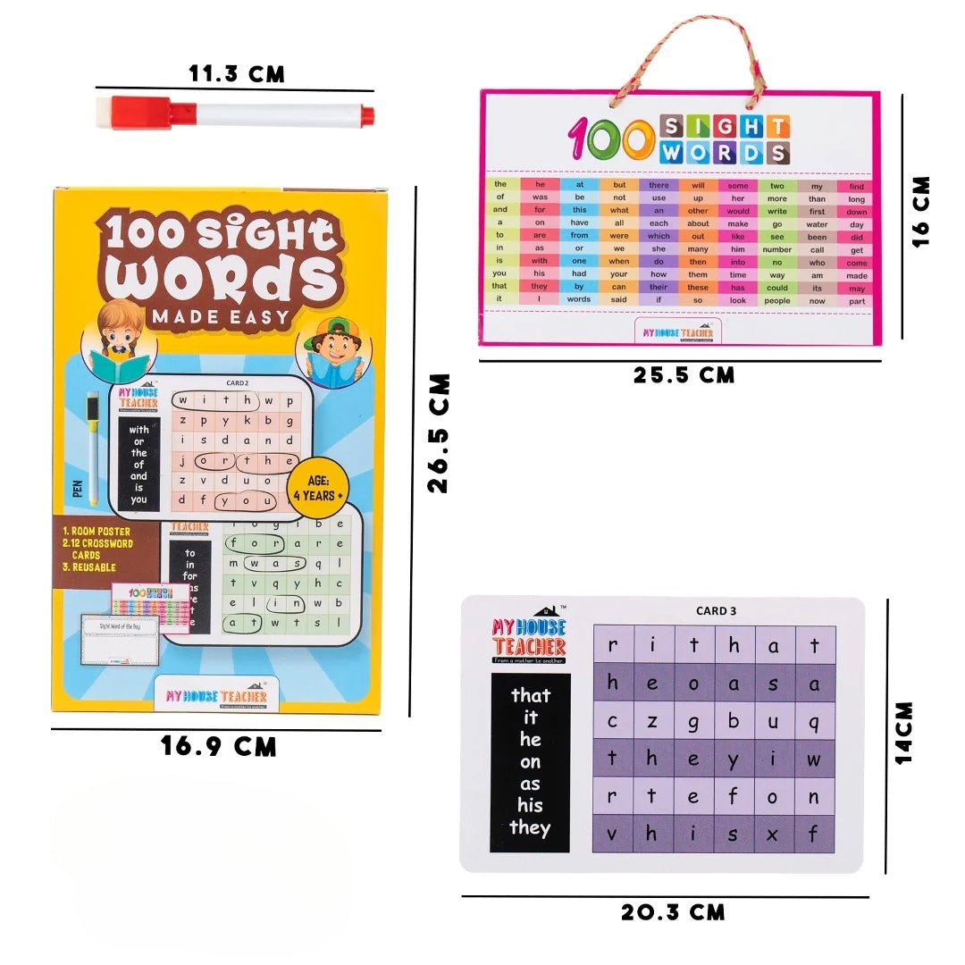 100 Sight Words Made Easy Activity Game