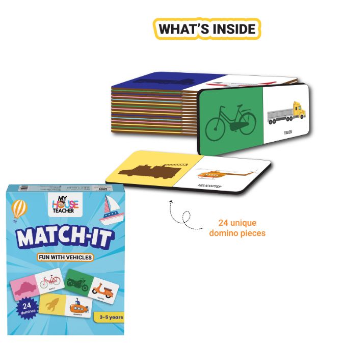 Smart Skill Combo : Name It, Match It - Vehicles and Counting