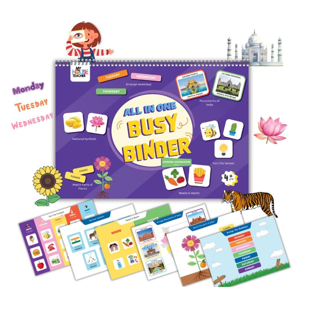 My GK Binder Book - 6 concepts in 1 interactive activity book - Pack of 10