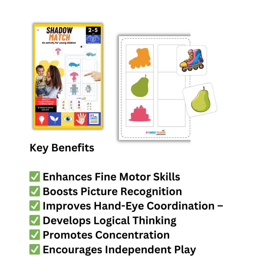 Shadow Matching Activity Busy Bag