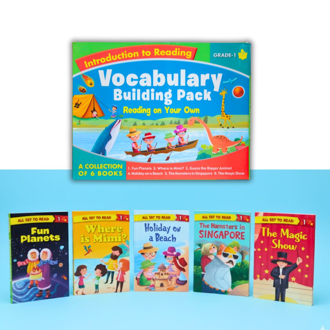 English Reader: Vocabulary Building Pack – Reading on Your Own – Grade -1 (A Collection of 6 Books)