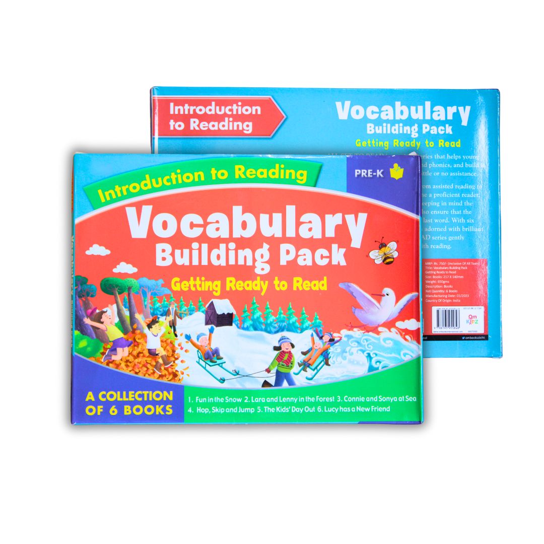 English Reader: Vocabulary Building Pack – Getting Ready to Read – Pre-School (A Collection of 6 Books)