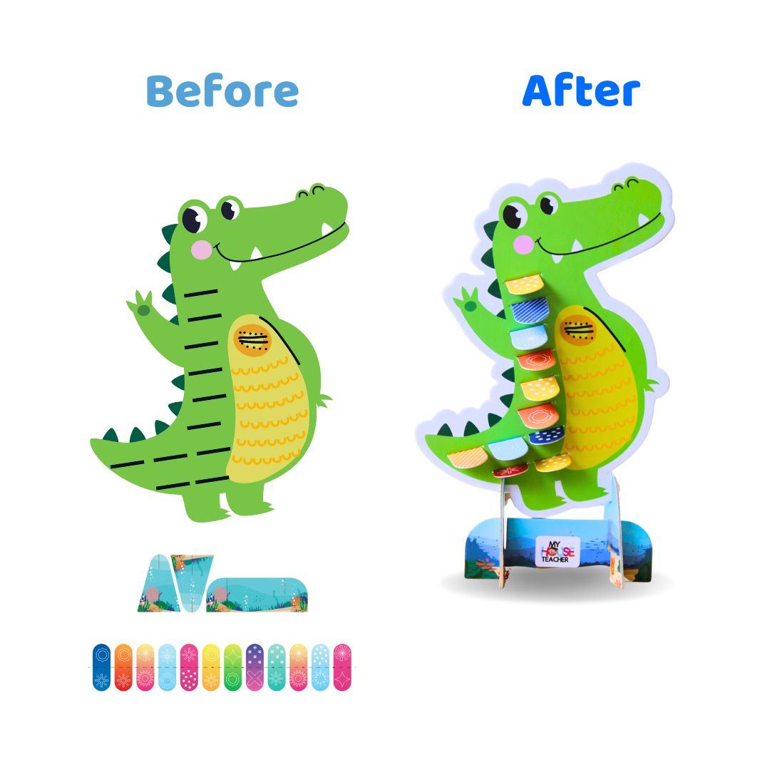 Blob’s Ocean Buddies – DIY Ocean Animal Craft Kit for Kids (Ages 3 to 8 )