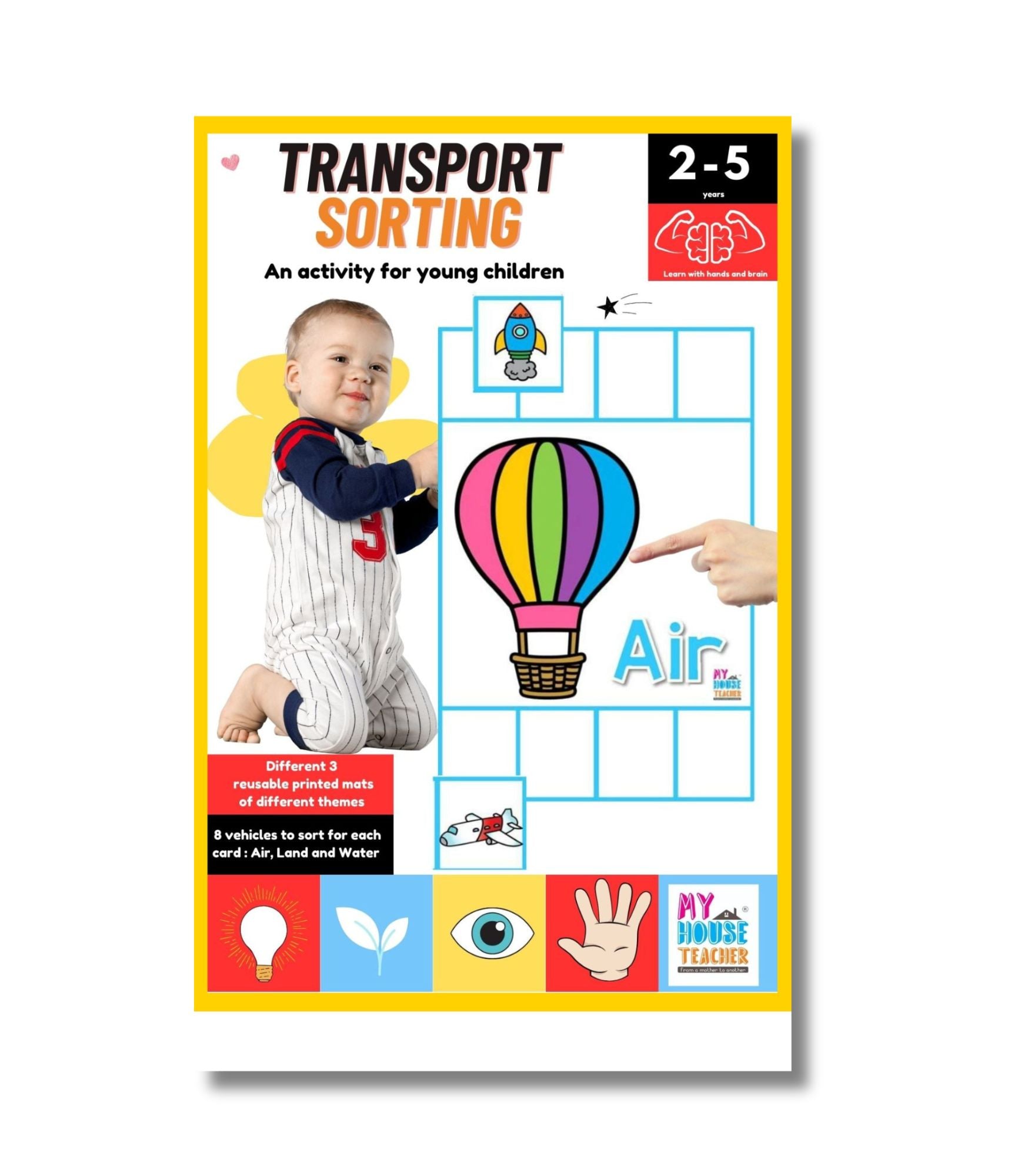 Land Air Water Transportation Transportation Sorting Game 