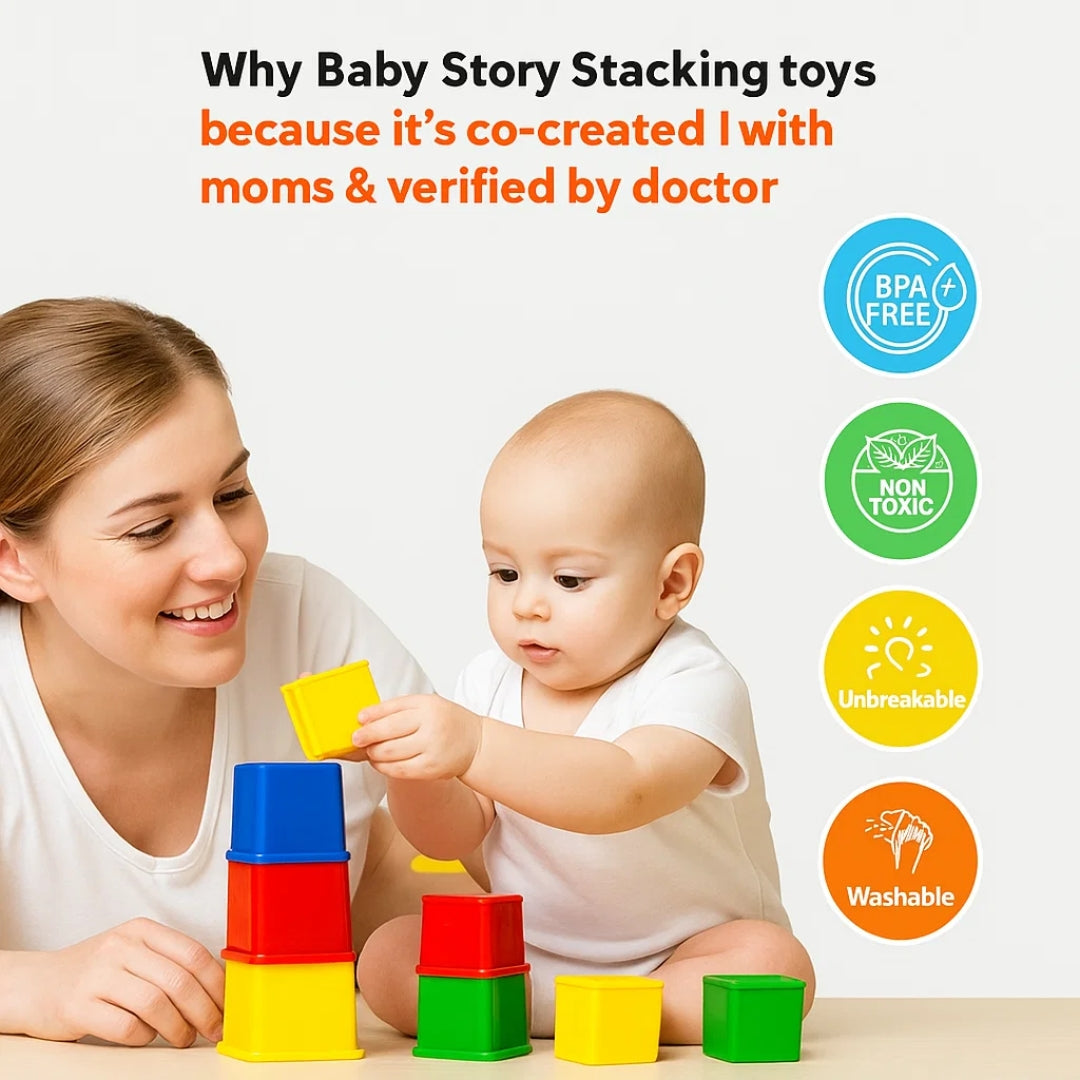 Cup Stacker for babies- Perfect for Little Hands