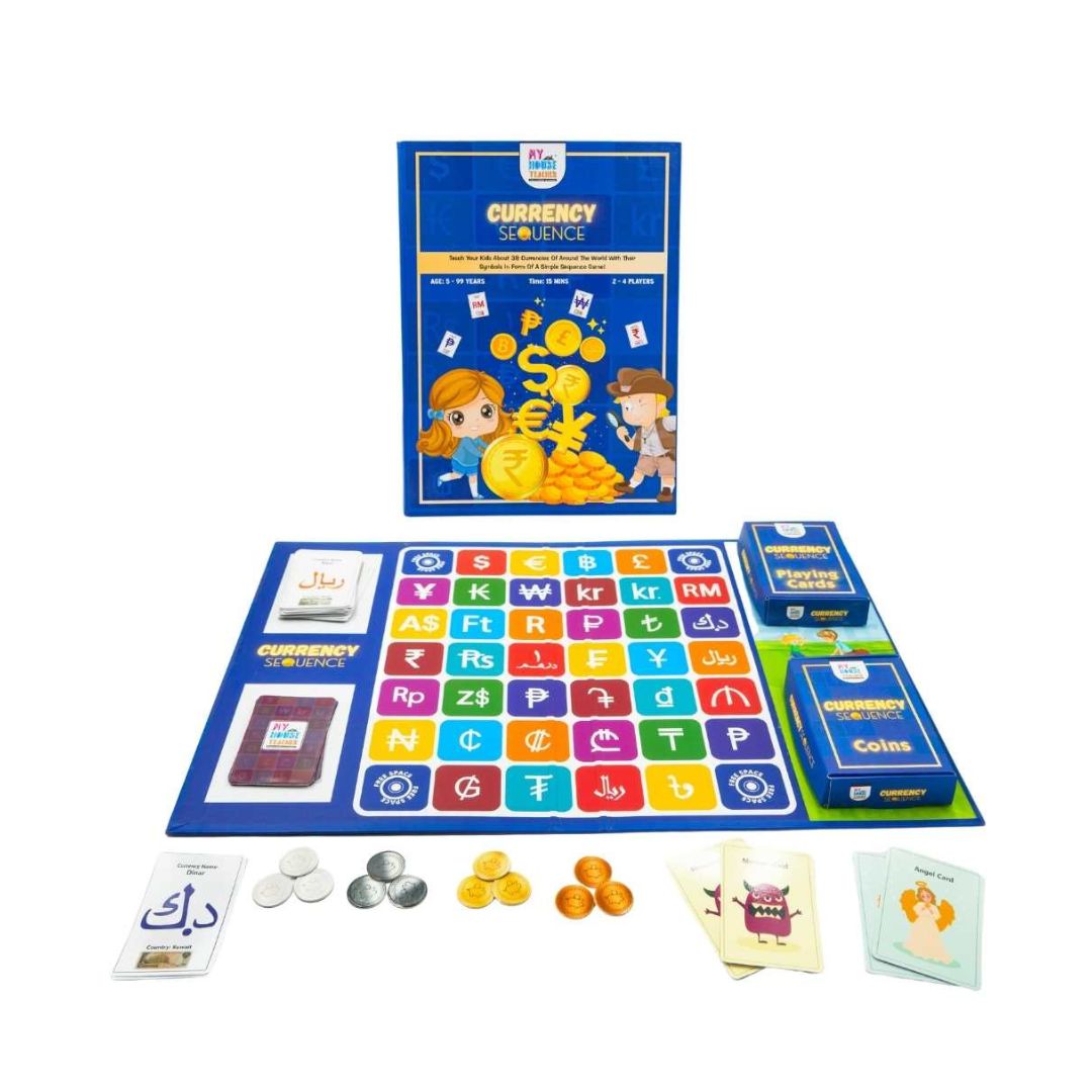Currency Sequence Board Game - Pack Of 10