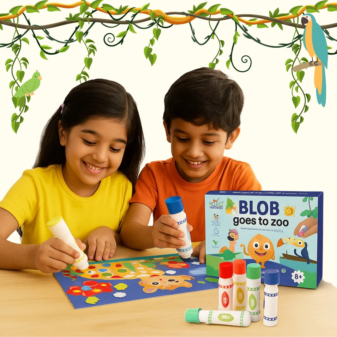 Blob goes to Zoo - Jumbo Dot Markers activity Set