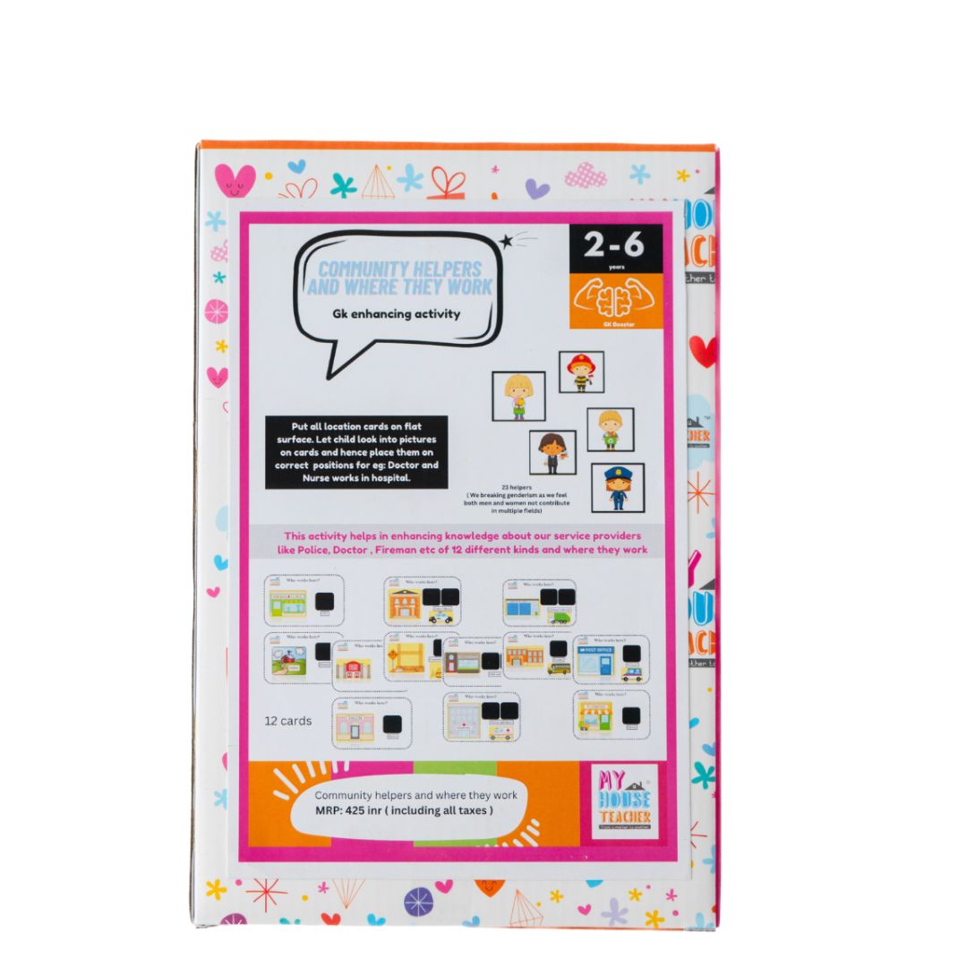 Community Helpers and Where they Work Fun Learning Activity Pack