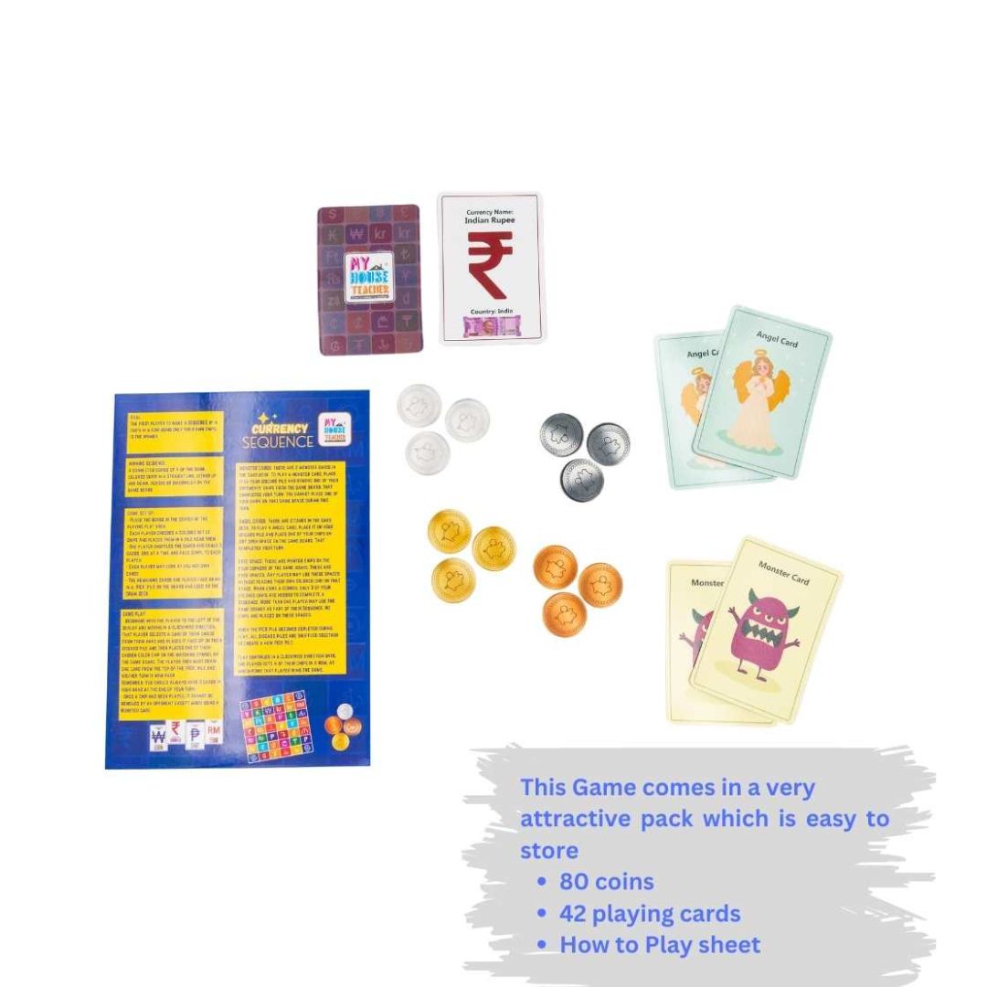 Currency Sequence Board Game - Pack Of 10