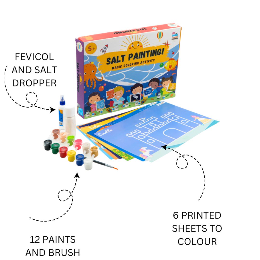 DIY Salt Painting Activity Box- Pack Of 5