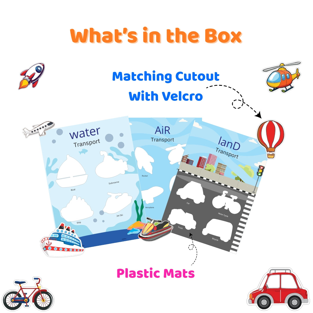 Transportation Sorting Activity Pack