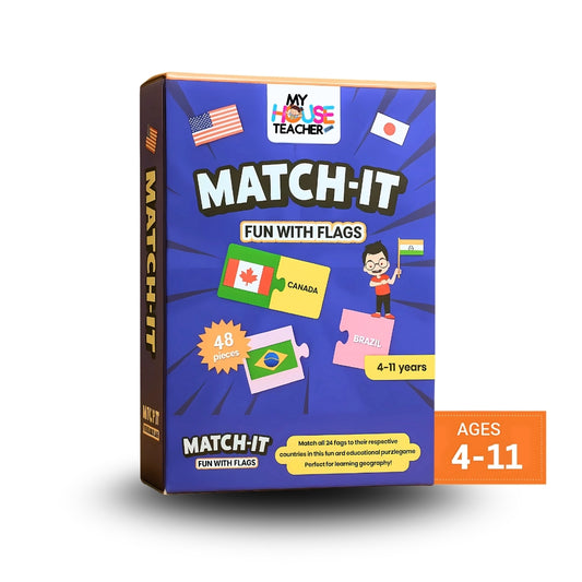 Flags Puzzle - 24 pairs self correcting jigsaw puzzle