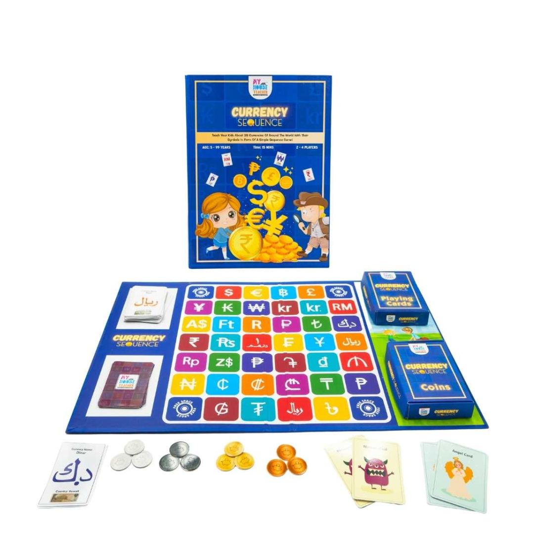 Currency Sequence Board Game - Pack Of 10
