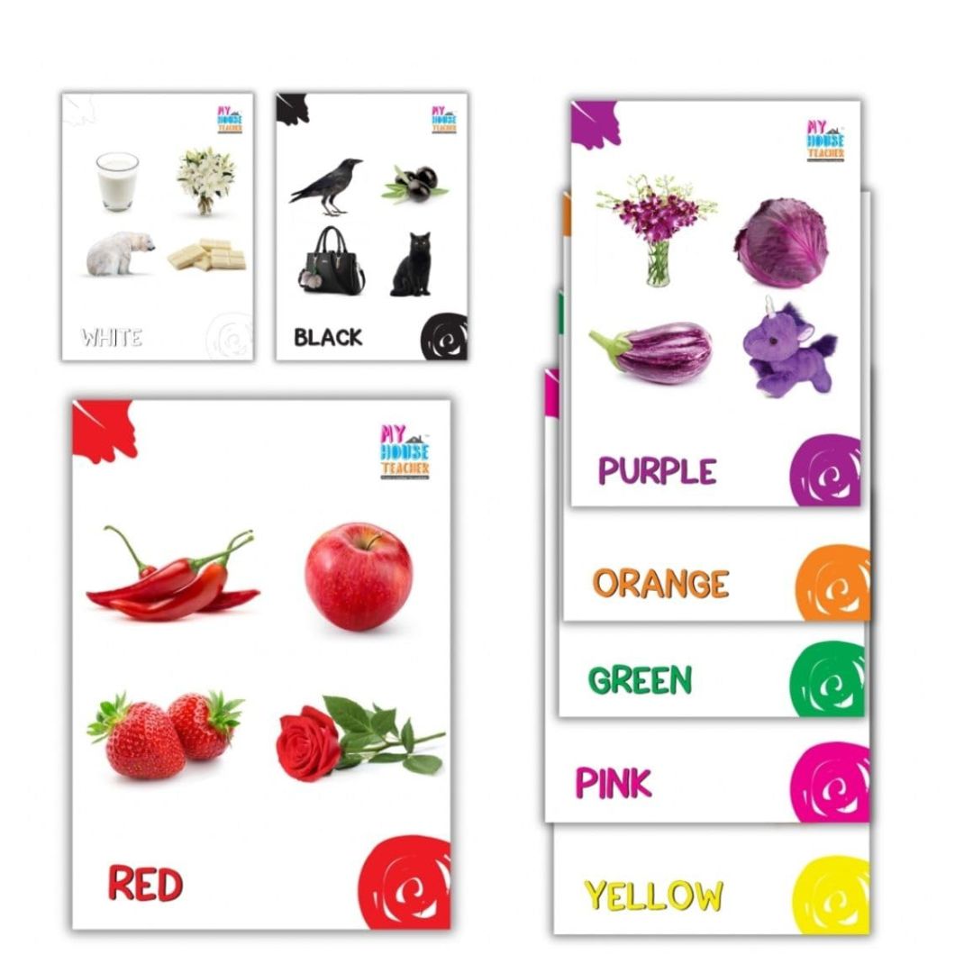 Color Understanding 10 Flashcards Set (Non-Tearable)