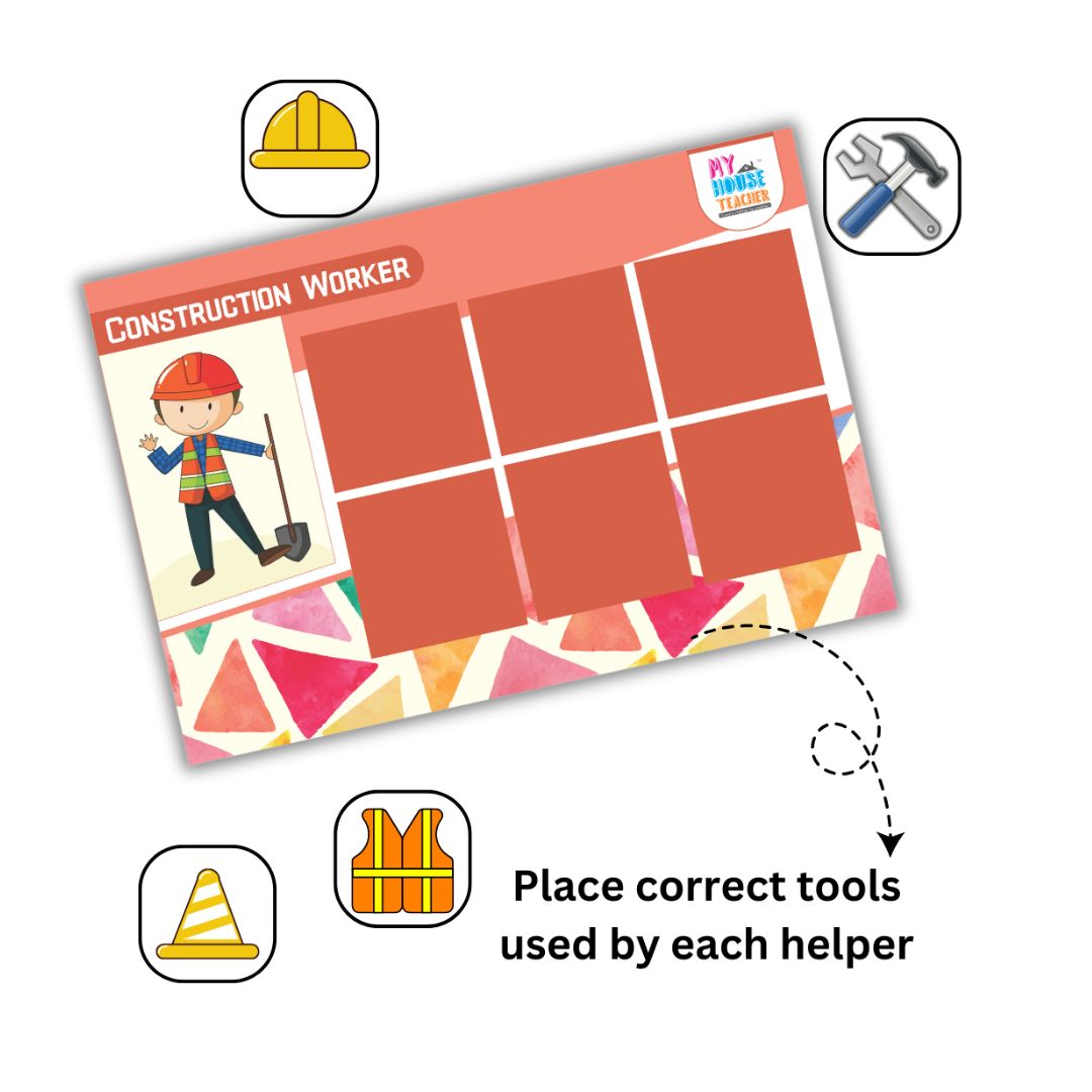 Community Helpers And Their Tools Matching Learning Pack