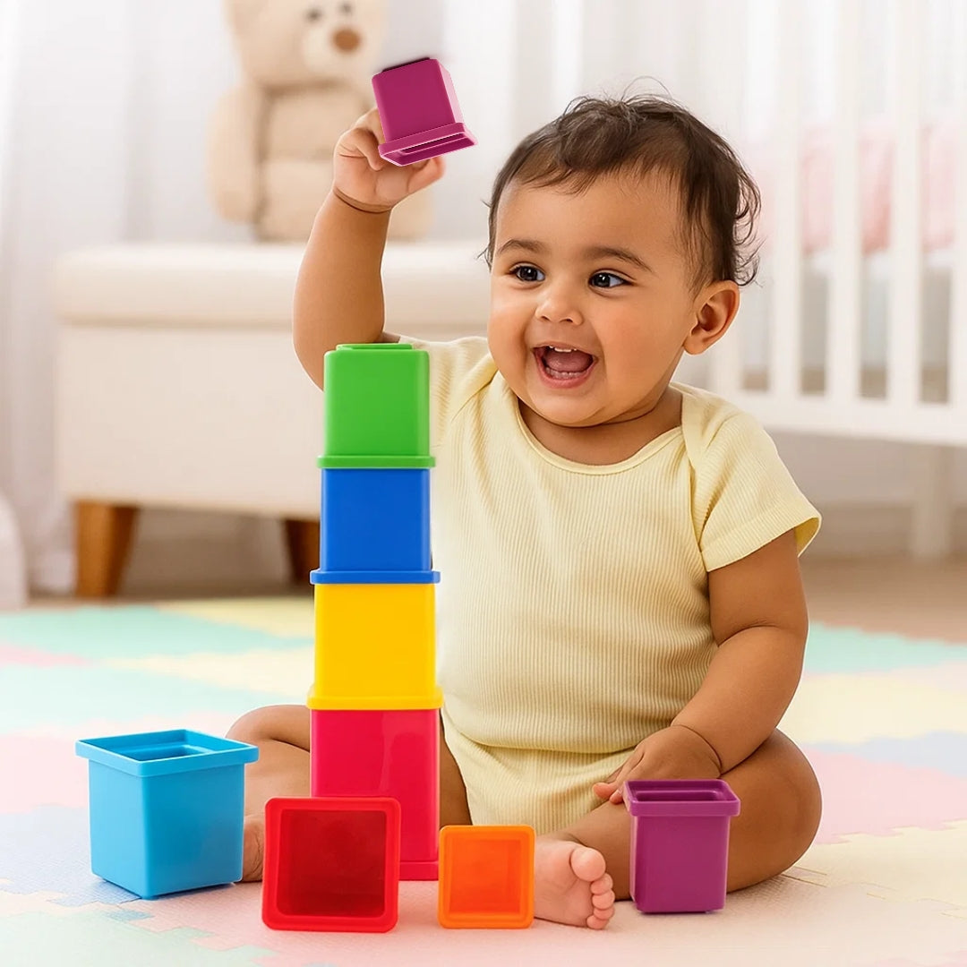 Cup Stacker for babies- Perfect for Little Hands