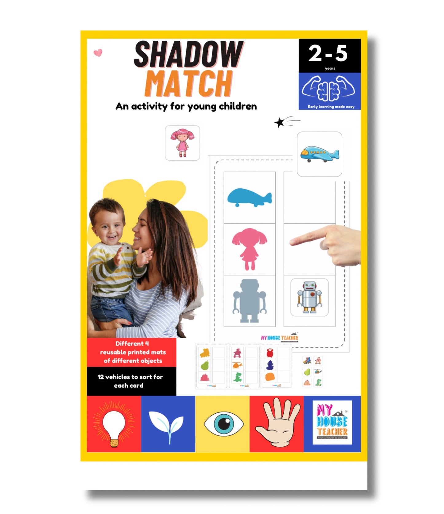 Shadow Matching Activity Busy Bag