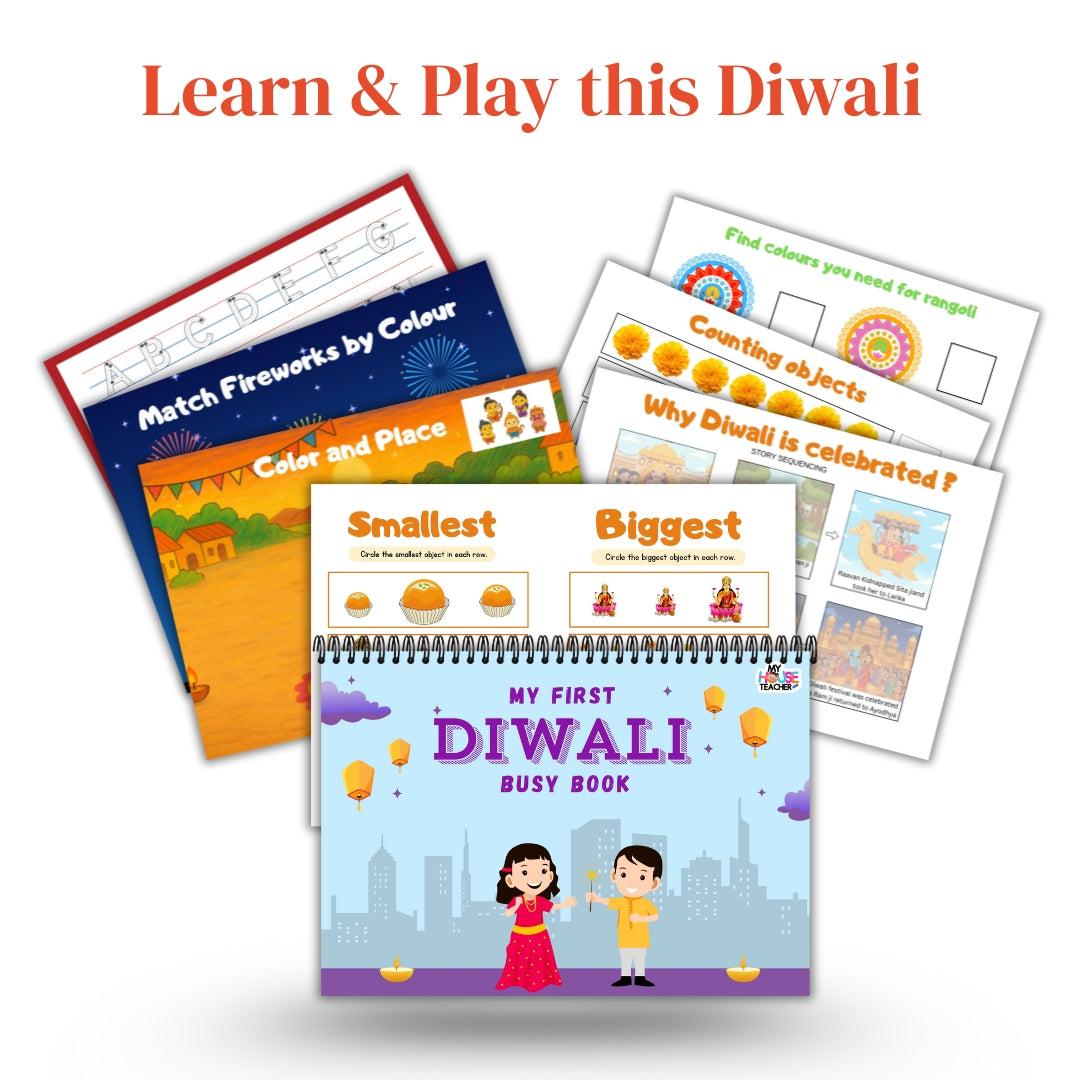 My First Diwali Busy Activity Book for Kids of 2 to 5 Years