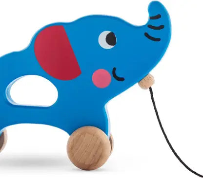 Wooden Push & Pull Elephant Toy