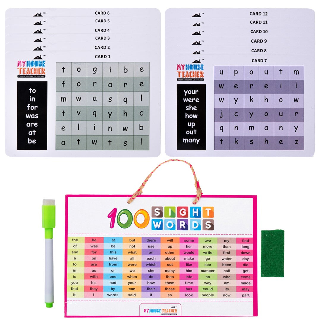 100 Sight Words Made Easy Activity Game - Pack Of 5