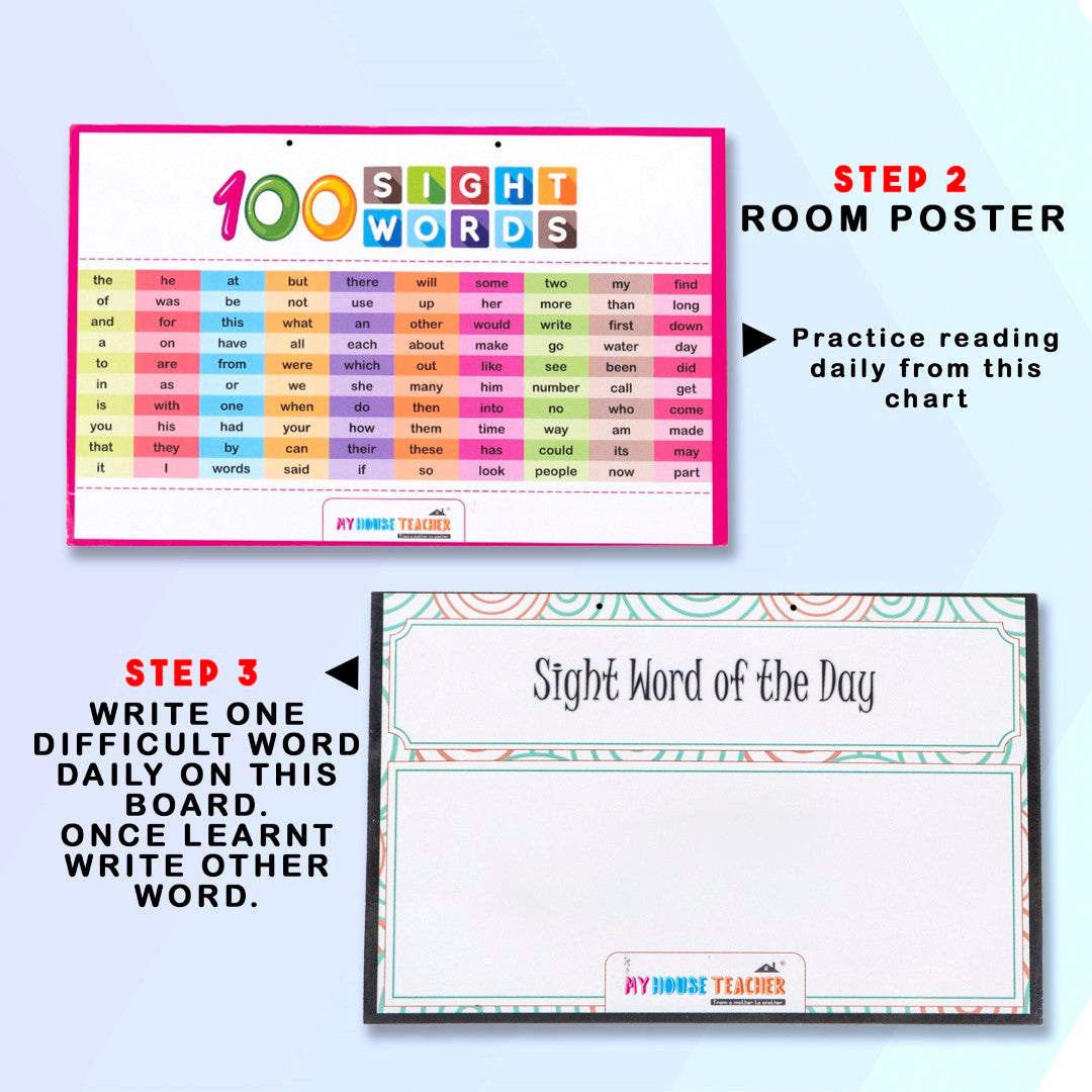 100 Sight Words Made Easy Activity Game - Pack Of 5
