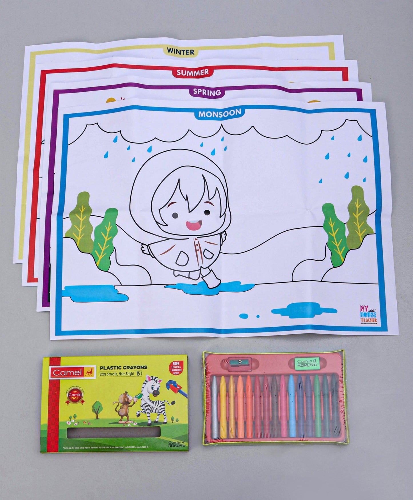 My House Teacher Toddler Busy Bag Set (4- 6 Years Old), Educational Toys For Kids Learning, Kids Activities Toys