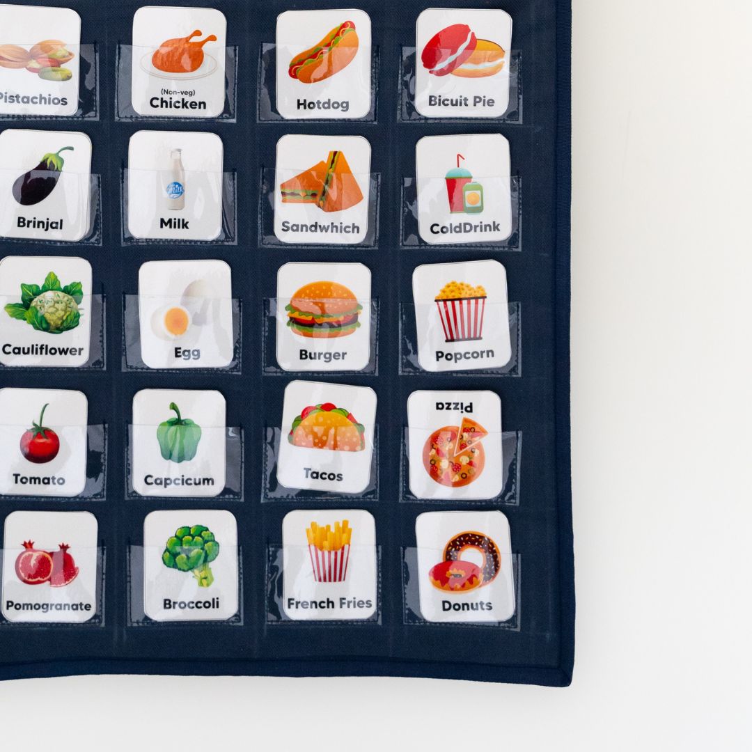 Healthy And Non Healthy Food Sorting Pocket Chart