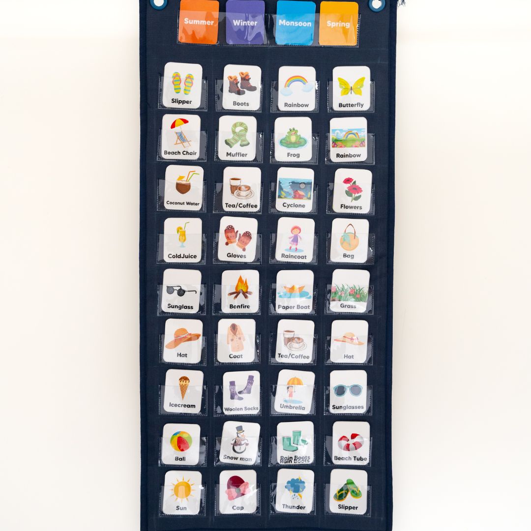 Seasons Matching Pocket Chart