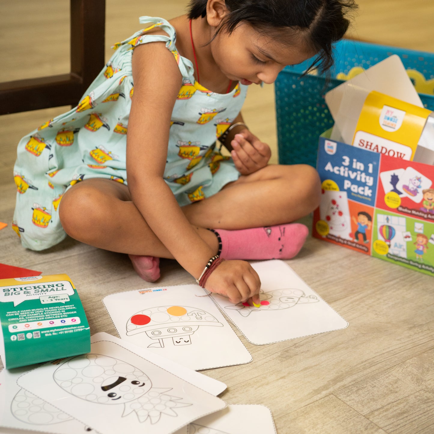 My House Teacher 3 in 1 Activity Bundle Set 2 For Babies And Toddlers, Educational Toys For Kids Learning, Kids Activities Toys
