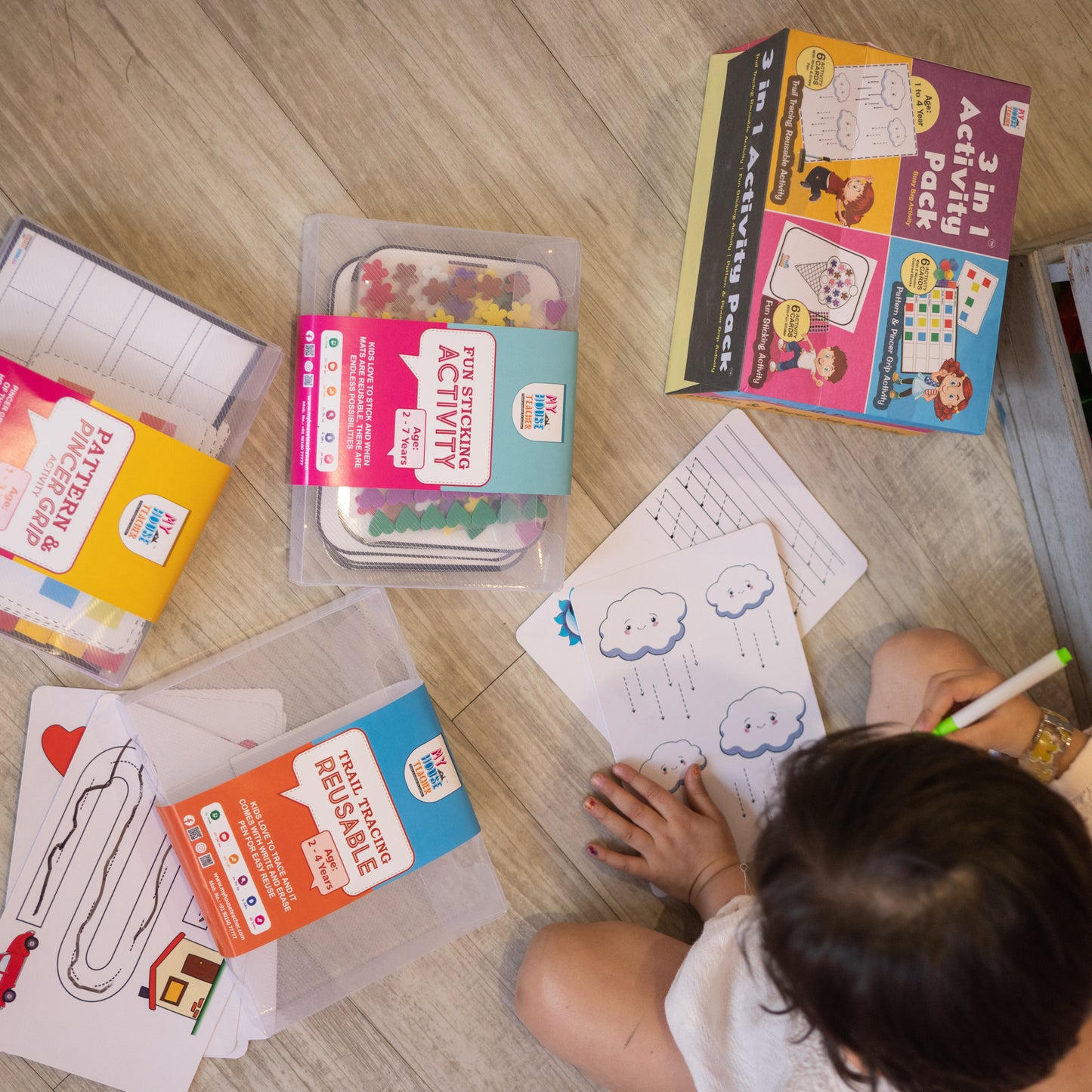 Fine Motor Skill Builder : Stick, Trace and Pinch