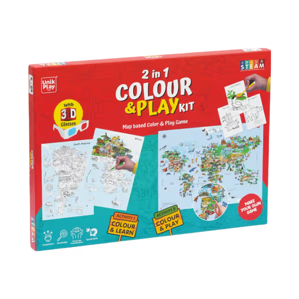 2-in-1 Colour & Play Kit