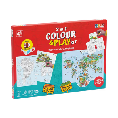 2-in-1 Colour & Play Kit