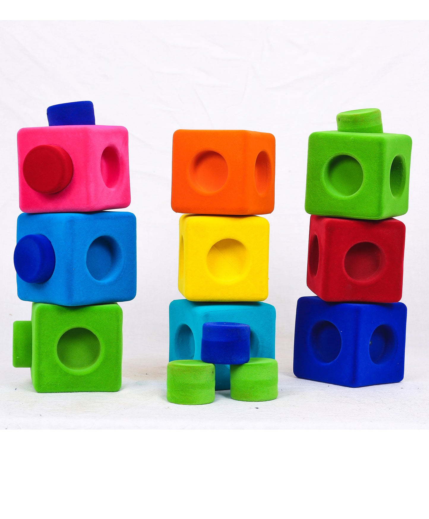 Soft Basic Blocks Building Set - 9 Pieces