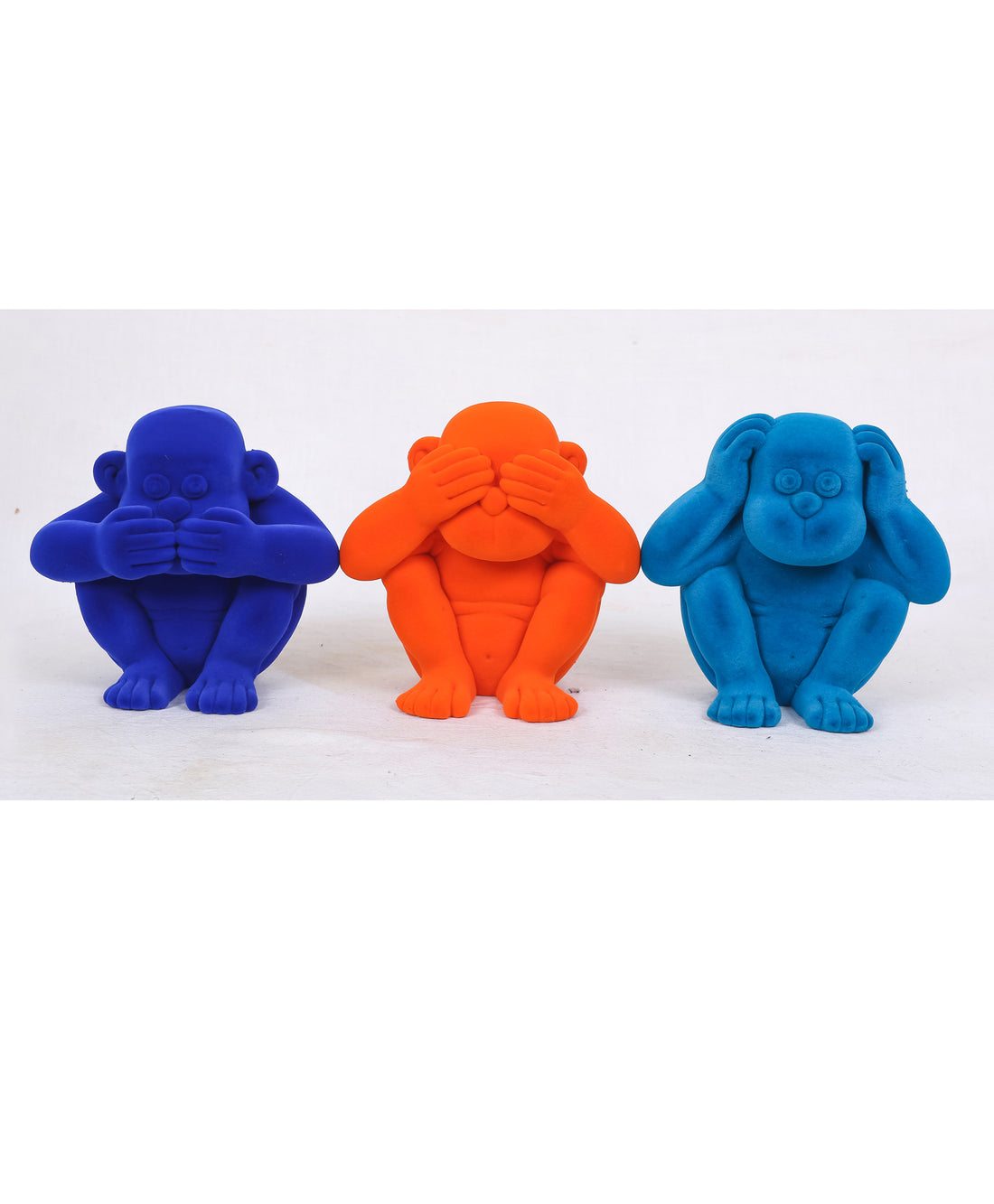 Soft Monkey Figures Pack of 3