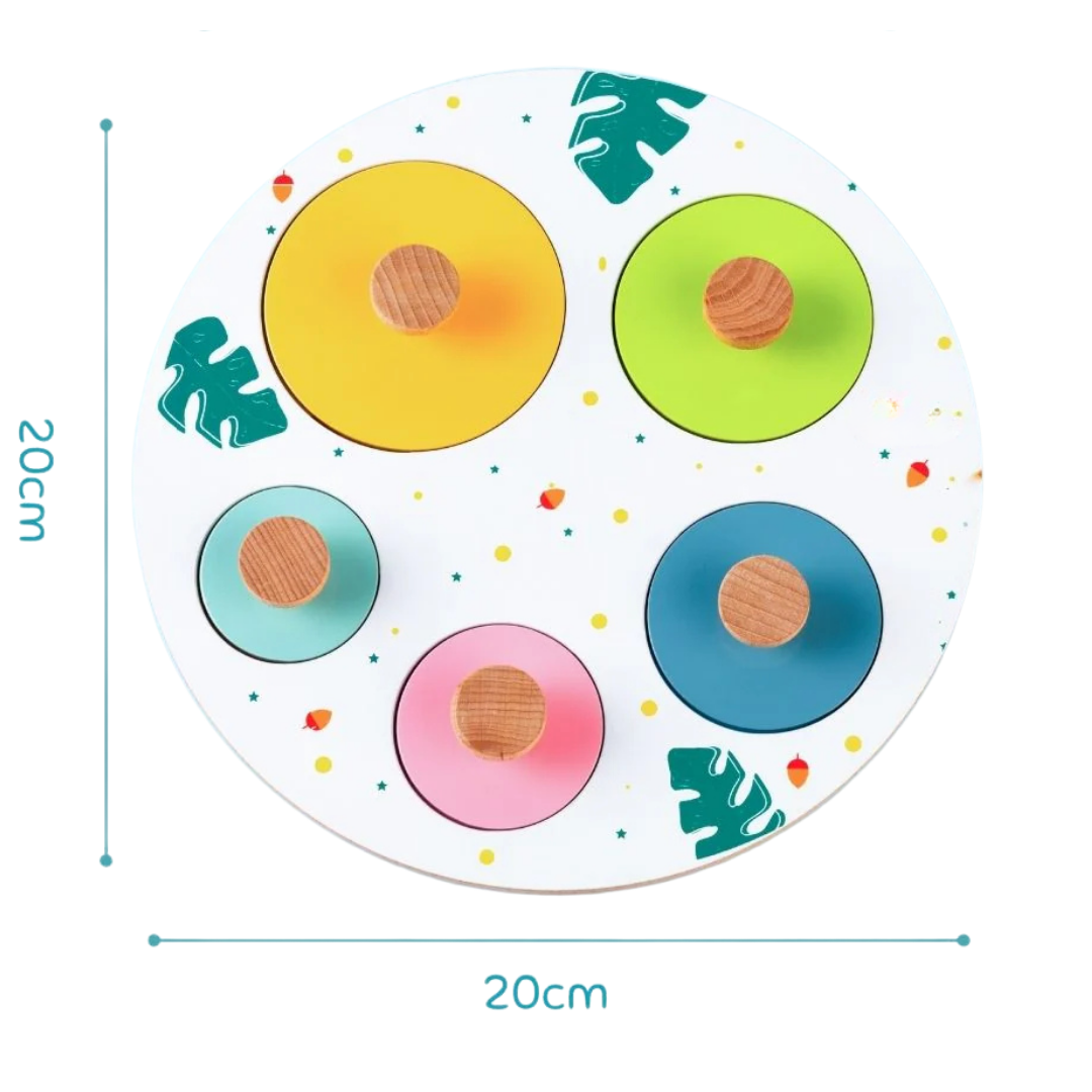 Cute Wooden Peekaboo Board for Kids