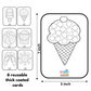 Fun Sticking Activity Box With Foam Stickers (Reusable)